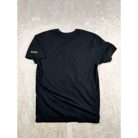 Kuiu shirt Mens Medium Black Logo Hunting Outdoor Short Sleeve Performance - Picture 2 of 8